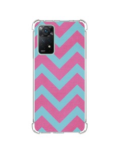 Xiaomi Redmi Note 11 Pro Case Strawberry Chevron Pink Blue - Mary Nesrala