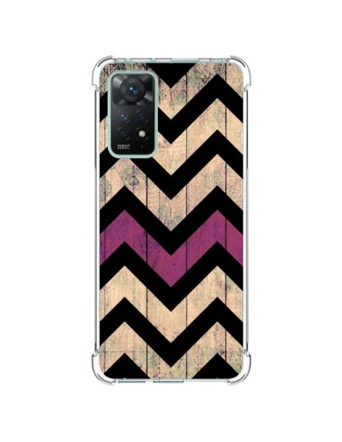 Coque Xiaomi Redmi Note 11 Pro Chevron Vintage Bois Wood - Mary Nesrala