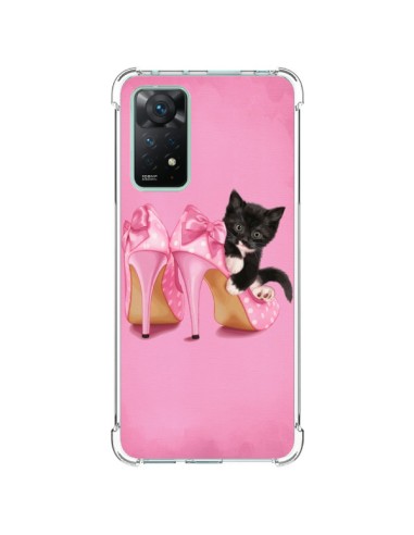 Coque Xiaomi Redmi Note 11 Pro Chaton Chat Noir Kitten Chaussure Shoes - Maryline Cazenave
