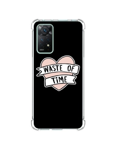 Cover Xiaomi Redmi Note 11 Pro Waste of Time Coeur - Maryline Cazenave