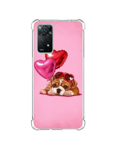 Coque Xiaomi Redmi Note 11 Pro Chien Dog Lunettes Coeur Ballon - Maryline Cazenave