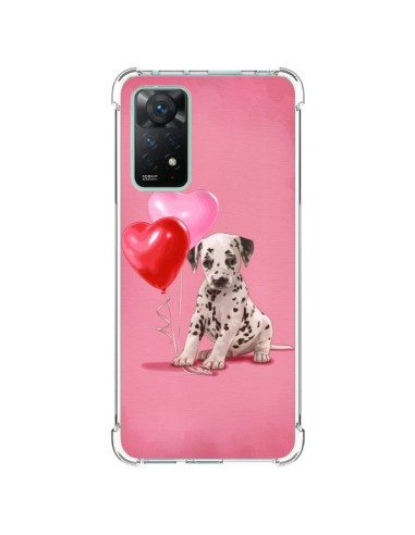 Coque Xiaomi Redmi Note 11 Pro Chien Dog Dalmatien Ballon Coeur - Maryline Cazenave