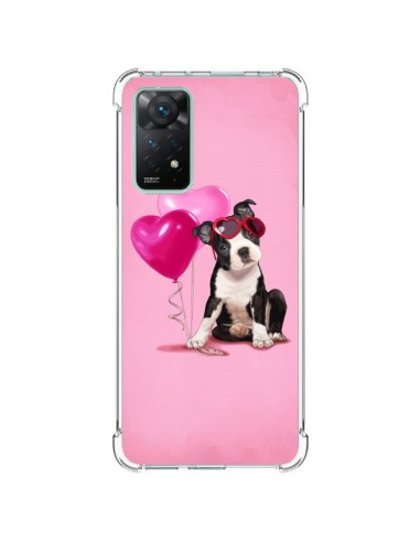 Cover Xiaomi Redmi Note 11 Pro Cane Palloncino Occhiali Cuore Rosa - Maryline Cazenave