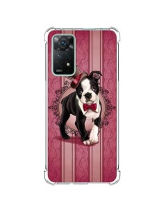 Coque Xiaomi Redmi Note 11 Pro Chien Dog Gentleman Noeud Papillon Chapeau - Maryline Cazenave