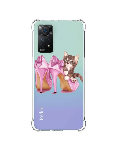 Coque Xiaomi Redmi Note 11 Pro Chaton Chat Kitten Chaussures Shoes Transparente - Maryline Cazenave