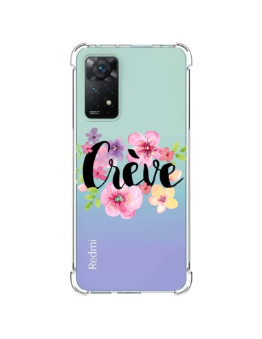 Xiaomi Redmi Note 11 Pro Case Crève Flowers Clear - Maryline Cazenave