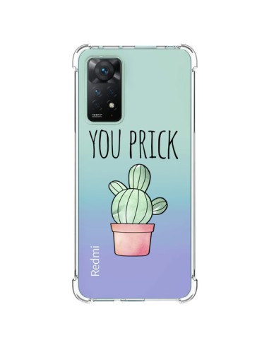 Cover Xiaomi Redmi Note 11 Pro You Prick Cactus Trasparente - Maryline Cazenave