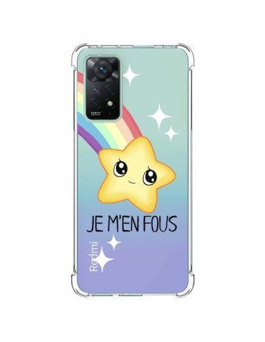 Coque Xiaomi Redmi Note 11 Pro Etoile Je M'en Fous Transparente - Maryline Cazenave