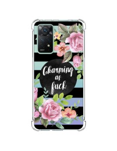 Cover Xiaomi Redmi Note 11 Pro Charming as Fuck Fioris Trasparente - Maryline Cazenave
