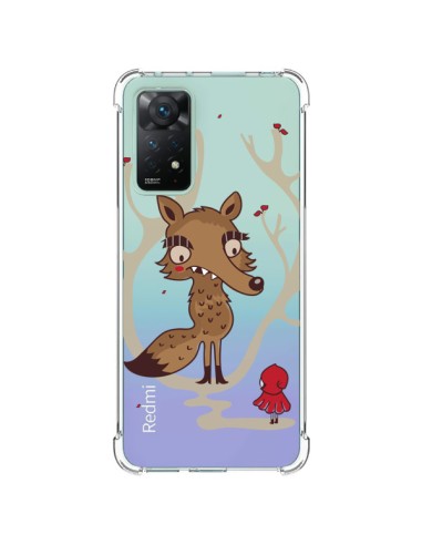 Coque Xiaomi Redmi Note 11 Pro Le Petit Chaperon Rouge Loup Hello Big Wolf Transparente - Maria Jose Da Luz