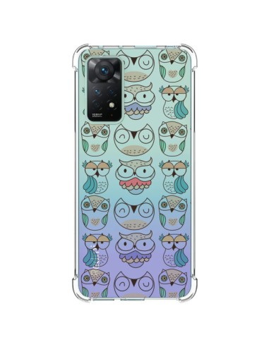 Coque Xiaomi Redmi Note 11 Pro Chouettes Owl Hibou Transparente - Maria Jose Da Luz