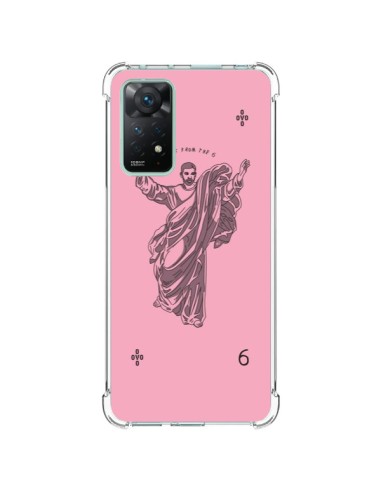 Xiaomi Redmi Note 11 Pro Case God Pink Drake Chanteur Jeu Cartes - Mikadololo