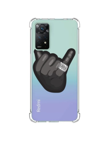 Coque Xiaomi Redmi Note 11 Pro OVO Ring bague Transparente - Mikadololo