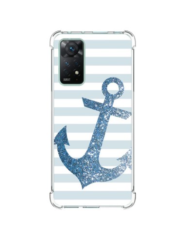 Coque Xiaomi Redmi Note 11 Pro Ancre Bleu Navire - Monica Martinez