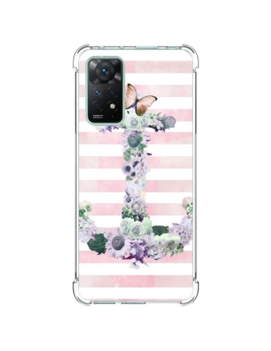 Xiaomi Redmi Note 11 Pro Case Ancora Marina Pink Flowers - Monica Martinez