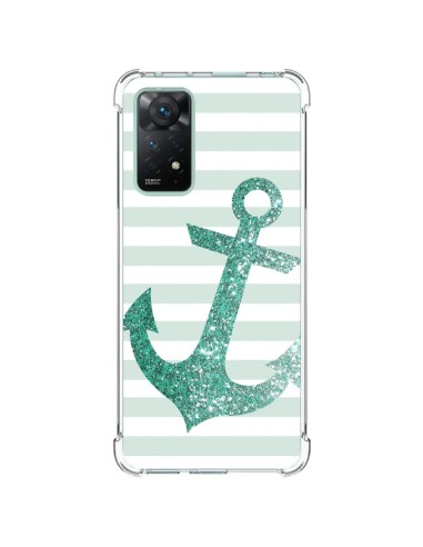 Coque Xiaomi Redmi Note 11 Pro Ancre Vert Navire - Monica Martinez