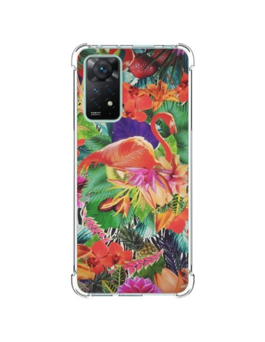 Coque Xiaomi Redmi Note 11 Pro Tropical Flamant Rose - Monica Martinez