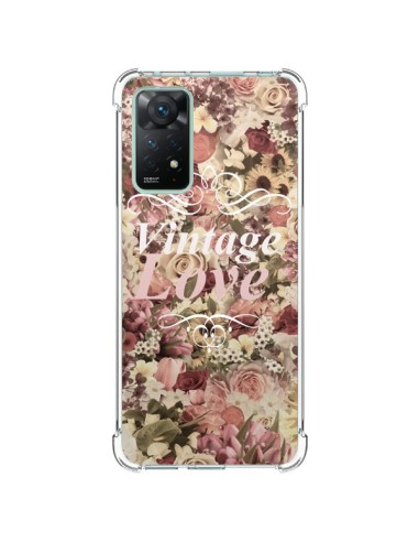 Coque Xiaomi Redmi Note 11 Pro Vintage Love Flower - Monica Martinez