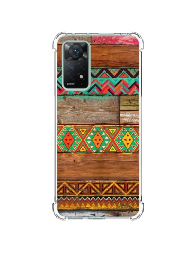Coque Xiaomi Redmi Note 11 Pro Indian Wood Bois Azteque - Maximilian San