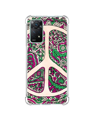 Coque Xiaomi Redmi Note 11 Pro Peace and Love Azteque Vainilla - Maximilian San