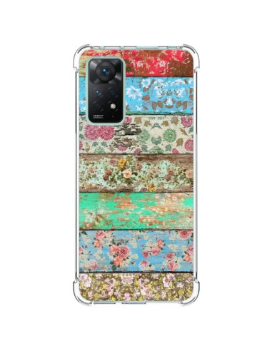 Xiaomi Redmi Note 11 Pro Case Rococo Style Wood Flowers - Maximilian San