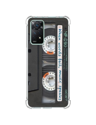 Coque Xiaomi Redmi Note 11 Pro Cassette Words K7 - Maximilian San