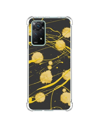 Coque Xiaomi Redmi Note 11 Pro Gold Splash Peinture Art - Maximilian San