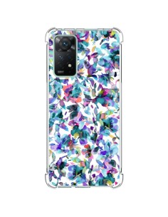 Coque Xiaomi Redmi Note 11 Pro Aquatic Flowers Blue - Ninola Design