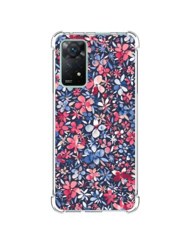 Xiaomi Redmi Note 11 Pro Case Colorful Little Flowers Azzurro - Ninola Design