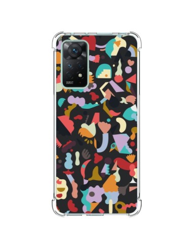 Cover Xiaomi Redmi Note 11 Pro Dreamy Animal Shapes Nero - Ninola Design