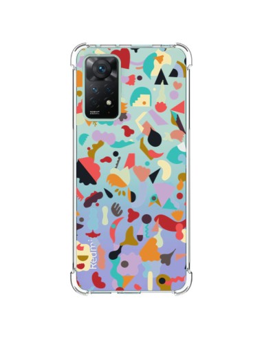 Cover Xiaomi Redmi Note 11 Pro Dreamy Animal Shapes Bianco - Ninola Design