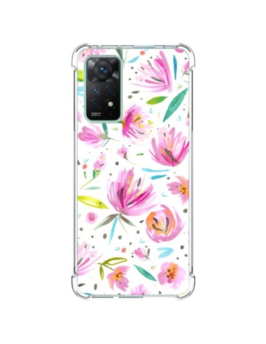 Xiaomi Redmi Note 11 Pro Case Painterly Waterolor Texture Flowers - Ninola Design