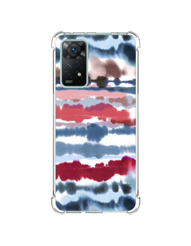 Coque Xiaomi Redmi Note 11 Pro Smoky Marble Watercolor Dark - Ninola Design