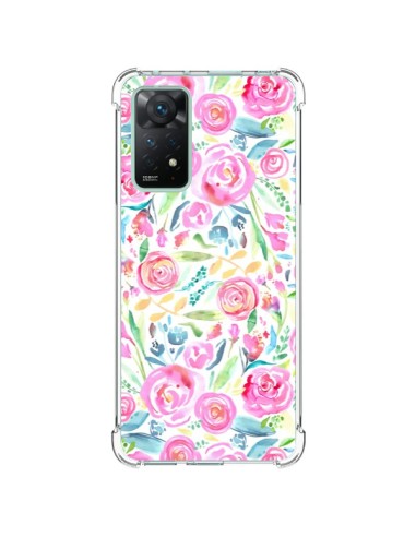 Xiaomi Redmi Note 11 Pro Case Speckled WaterColor Pink - Ninola Design