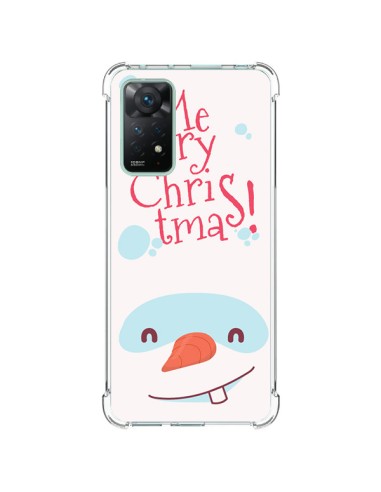 Coque Xiaomi Redmi Note 11 Pro Bonhomme de Neige Merry Christmas Noël - Nico