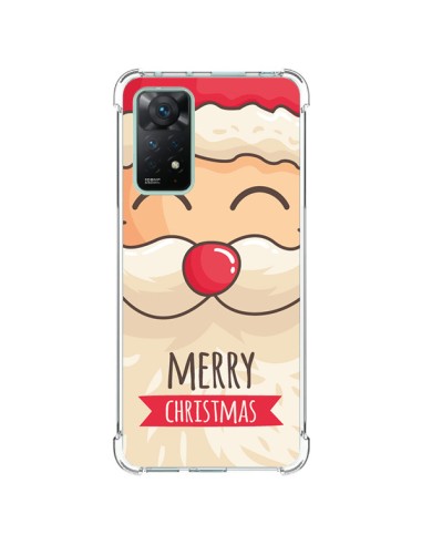 Coque Xiaomi Redmi Note 11 Pro Moustache du Père Noël Merry Christmas - Nico