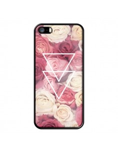 Coque Roses Triangles Fleurs pour iPhone 5 et 5S - Jonathan Perez 2