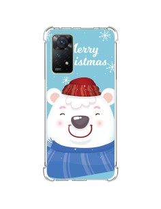 Coque Xiaomi Redmi Note 11 Pro Ours Blanc de Noël Merry Christmas - Nico