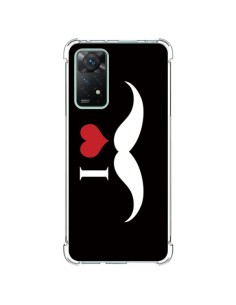 Xiaomi Redmi Note 11 Pro Case I Love Moustache - Nico