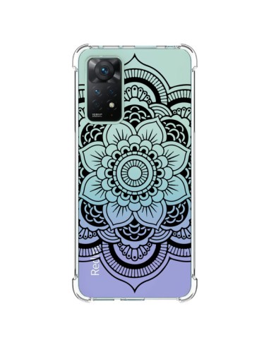 Coque Xiaomi Redmi Note 11 Pro Mandala Noir Azteque Transparente - Nico