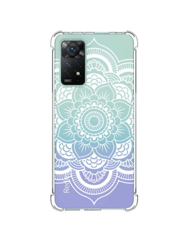 Cover Xiaomi Redmi Note 11 Pro Mandala Bianco Azteco Trasparente - Nico