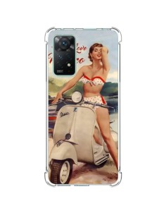 Coque Xiaomi Redmi Note 11 Pro Pin Up With Love From Monaco Vespa Vintage - Nico