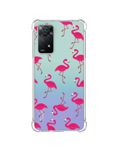 Cover Xiaomi Redmi Note 11 Pro Fenicottero Rosa Trasparente - Nico
