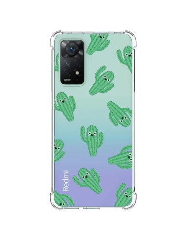 Cover Xiaomi Redmi Note 11 Pro Cactus Smiley Trasparente - Nico