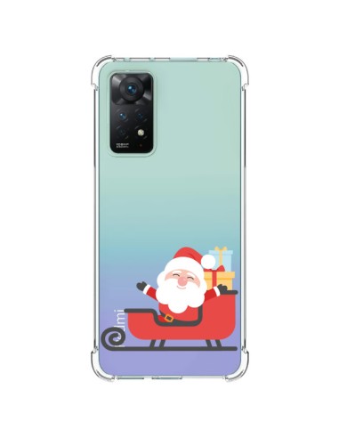 Coque Xiaomi Redmi Note 11 Pro Père Noël et son Traineau transparente - Nico