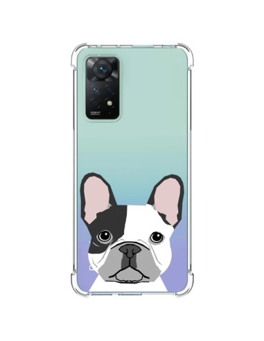 Coque Xiaomi Redmi Note 11 Pro Bulldog Français Chien Transparente - Pet Friendly