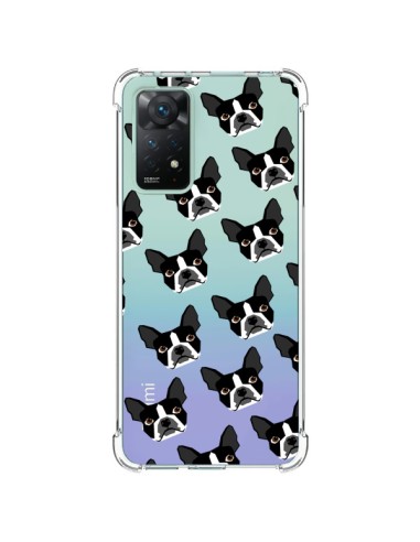 Coque Xiaomi Redmi Note 11 Pro Chiens Boston Terrier Transparente - Pet Friendly