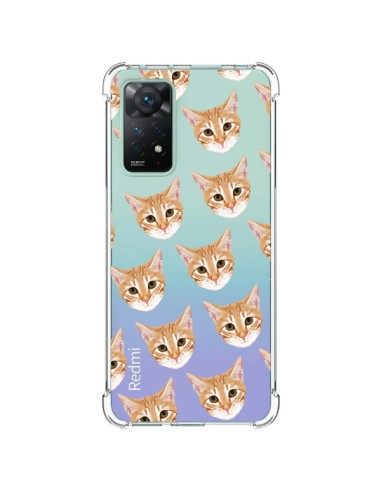 Coque Xiaomi Redmi Note 11 Pro Chats Beige Transparente - Pet Friendly