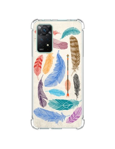 Cover Xiaomi Redmi Note 11 Pro Piume Multicolore - Rachel Caldwell