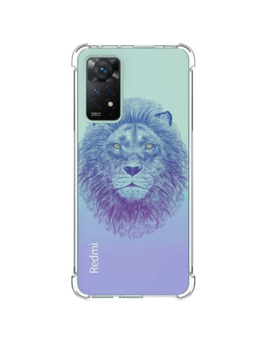 Coque Xiaomi Redmi Note 11 Pro Lion Animal Transparente - Rachel Caldwell